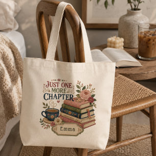 Personalisiertes Buchliebhaber-Geschenk 'Nur noch  Jumbo Stoffbeutel