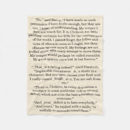 Personalisiertes Buchpreisangebot Textpreis und Vo Fleecedecke