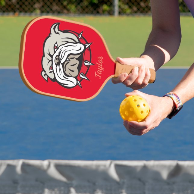 Personalisiertes Bulldog-Paddel Pickleball Schläger (InSitu)