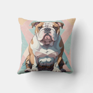 Personalisiertes Bulldog-Pillow Kissen