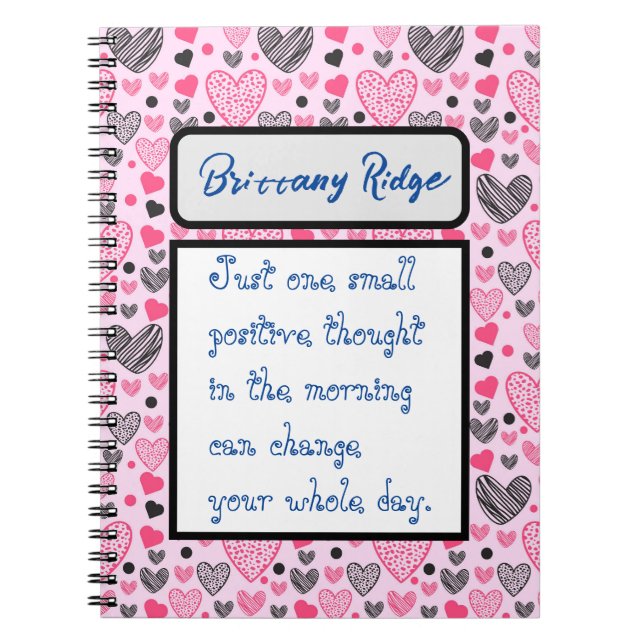 Personalisiertes Bullet Journal Notizblock (Vorderseite)