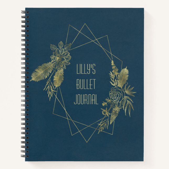 Personalisiertes Bullet Journal Notizbuch (Vorderseite)