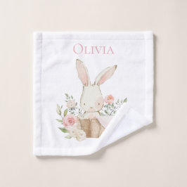 Personalisiertes Bunny Rabbit Waschlappen