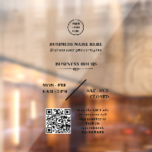 Personalisiertes Business-Logo-Store - Öffnungszei