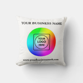 Personalisiertes Business-Logo-Wurfkissen Kissen