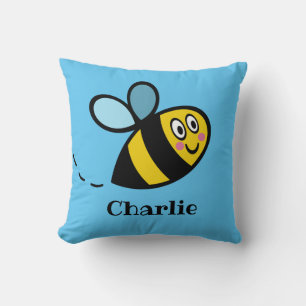 Personalisiertes Busy Bumblebee Muster Kissen