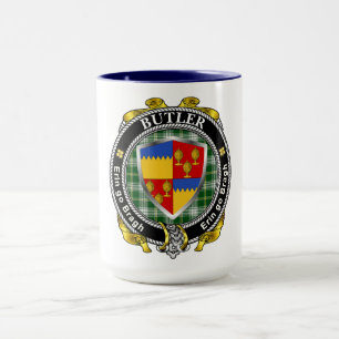 Personalisiertes Butler Irish Shield Badge Tasse
