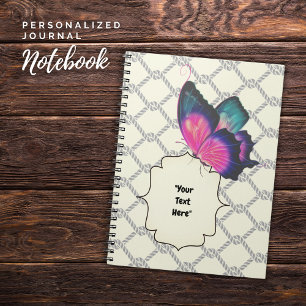 Personalisiertes Butterfly-Notebook Notizblock