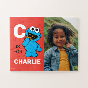 Personalisiertes C ist für Cookie Monster - Foto Puzzle