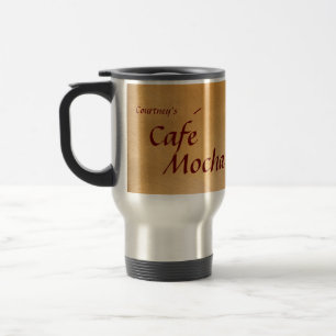 Personalisiertes Café Mocha Copper Travel Mug Reisebecher