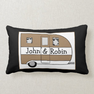 Personalisiertes Camperthrow-Kissen Lendenkissen
