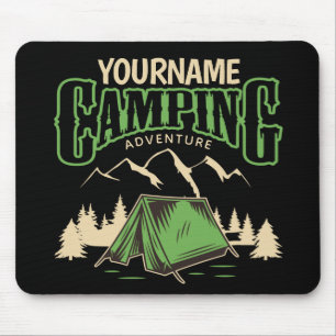 Personalisiertes Camping Familiencampingabenteuer Mousepad