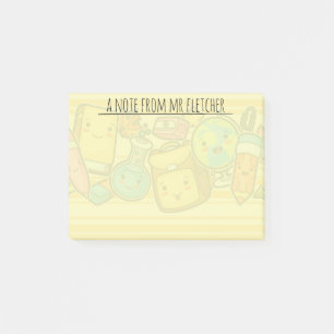 Personalisiertes Cartoon-Schulmaterial Post-it Klebezettel