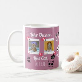 Personalisiertes Cat Foto Kaffee Tasse | Benutzerd