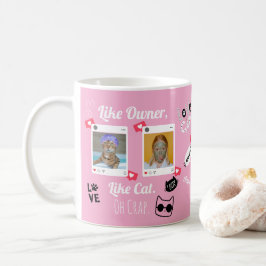 Personalisiertes Cat Foto Kaffee Tasse | Benutzerd