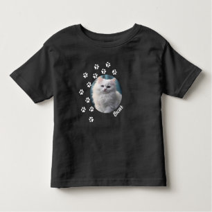 Personalisiertes Cat Foto und Name Kleinkind T - S Kleinkind T-shirt