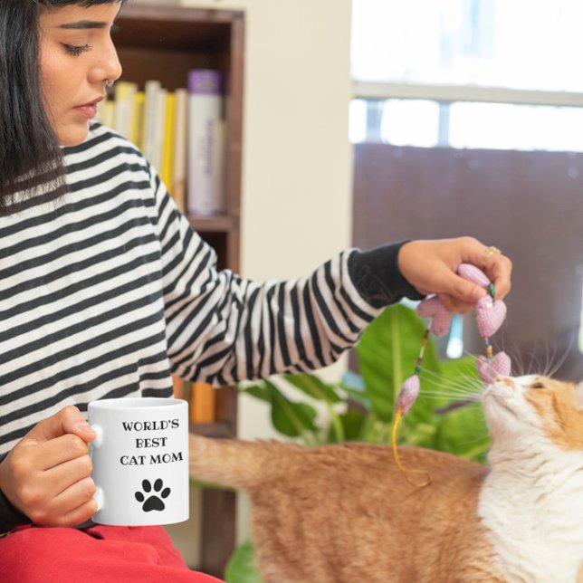 Personalisiertes Cat Mama Custom Foto Kaffeetasse (Von Creator hochgeladen)