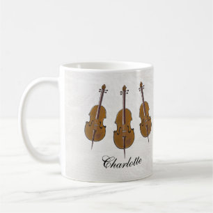 Personalisiertes Cello-Geschenk Kaffeetasse