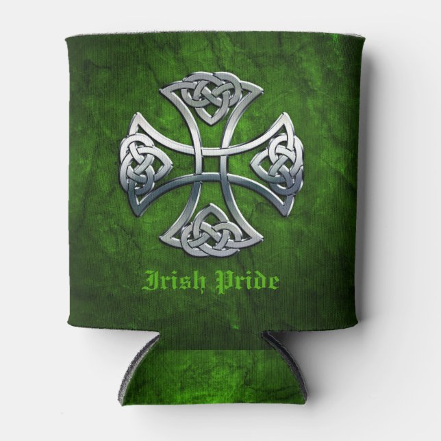 Personalisiertes Celtic Cross Dosenkühler (Vorderseite)