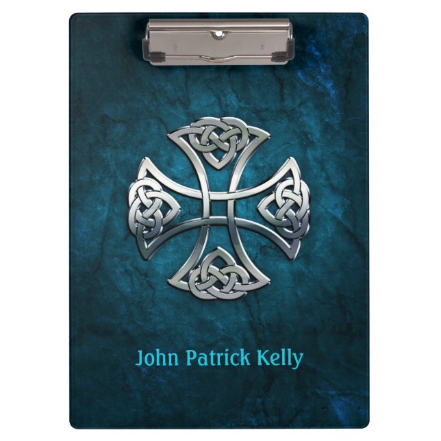 Personalisiertes Celtic Cross Klemmbrett (Vorderseite)