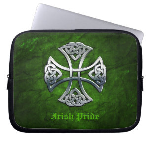 Personalisiertes Celtic Cross Laptopschutzhülle