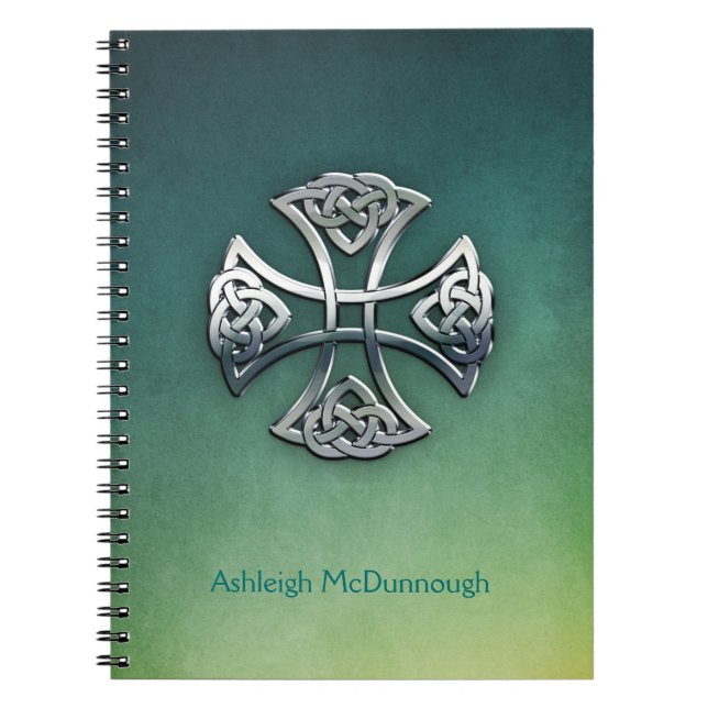 Personalisiertes Celtic Cross Notizblock (Vorderseite)