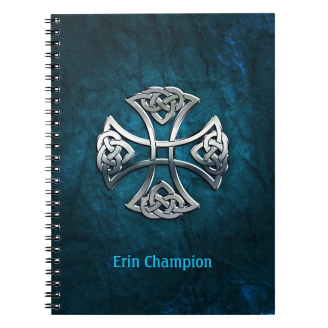 Personalisiertes Celtic Cross Notizblock (Vorderseite)