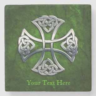 Personalisiertes Celtic Cross Steinuntersetzer