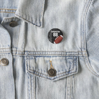 Personalisiertes Chalkboard American Football Button