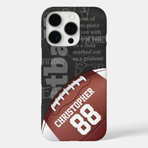 Personalisiertes Chalkboard American Football iPhone 16 Pro Hülle