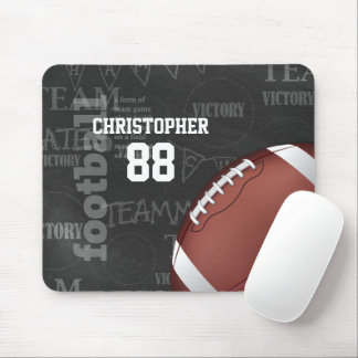 Personalisiertes Chalkboard American Football Mousepad