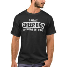 Personalisiertes Cheer Bro-Shirt für Männer, indiv