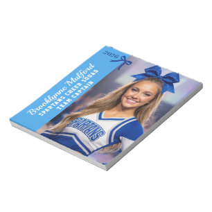 Personalisiertes Cheer-Foto-Autogramm-Notizbuch Notizblock