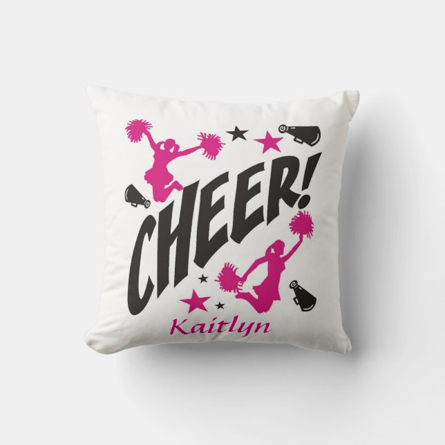 Personalisiertes Cheerleaderthrow-Kissen Kissen (Vorderseite)