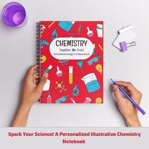 Personalisiertes Chemie-Notizbuch – Benutzerdefini Notizbuch