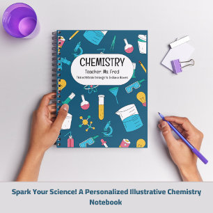 Personalisiertes Chemie-Notizbuch – Benutzerdefini Notizbuch