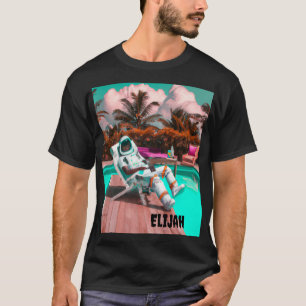 PERSONALISIERTES CHILL-ASTRONAUT-T-SHIRT T-Shirt