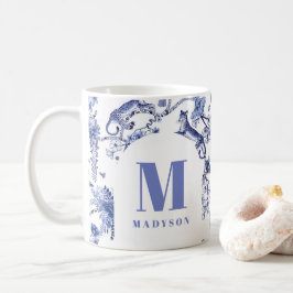 Personalisiertes Chinoiserie Städtische Badeanstal Kaffeetasse