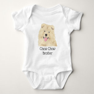 Personalisiertes Chow-Chow-Hund Baby Strampler
