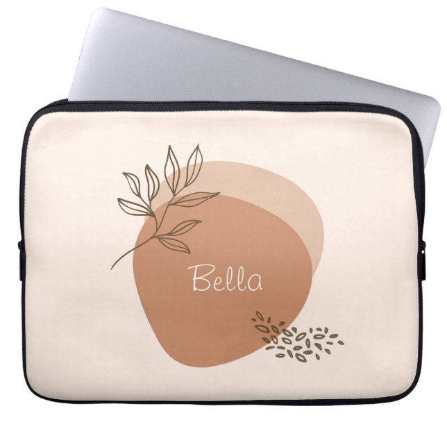Personalisiertes 'Clay drizzle' Laptopschutzhülle (Vorderseite)