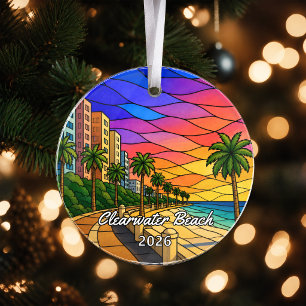 Personalisiertes Clearwater Beach-Acryl-Ornament,  Ornament