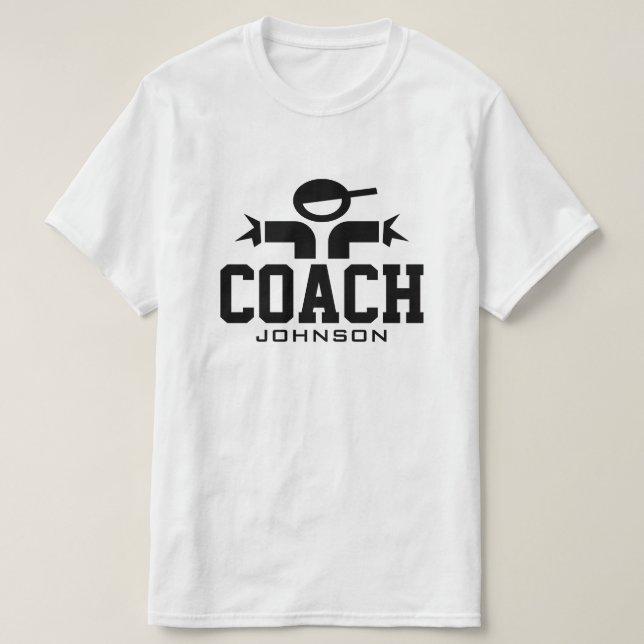 Personalisiertes Coach-Shirt für offizielle Sportt T-Shirt (Design vorne)