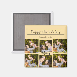 Personalisiertes Collage Magnet mit benutzerdefini