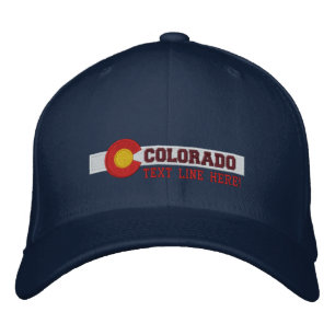 Personalisiertes Colorado State Flag Design Bestickte Kappe