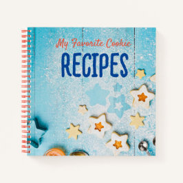 Personalisiertes Cookie Baker Rezept Journal Notizbuch