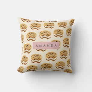 Personalisiertes Cookie Ice Cream Sandwich-Muster Kissen
