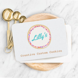 Personalisiertes Cookie-Logo für die Bäckerei Visitenkarte