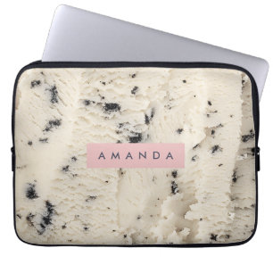 Personalisiertes Cookies-and-Cream-Muster Laptopschutzhülle