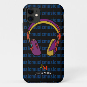 personalisiertes cooles dj Kopfhörer Case-Mate iPhone Hülle