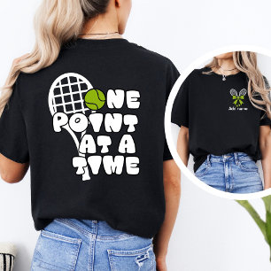 Personalisiertes Coquette Süße Mädchen Tennis T-Shirt